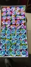 Colorful soap, rose, handcrafted decorative gifts and ornaments, home wedding decoration, simulated flower heads Diy Specification image